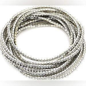 NWT Panacea Set of 10 Crystal Bracelets